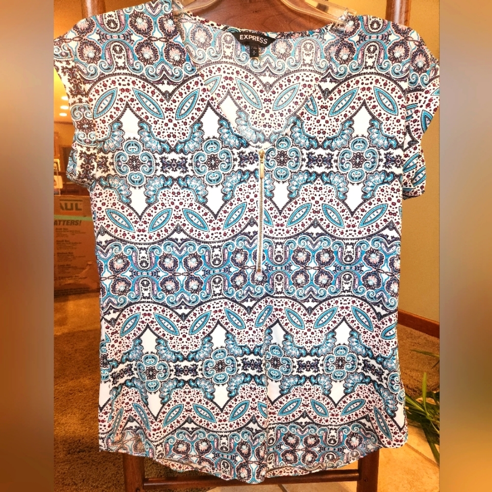 Floral blouse (M)